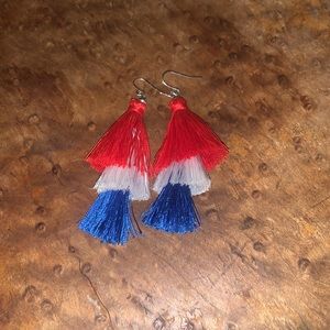 4th of July earrings